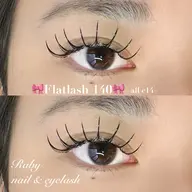 LED変更可能!!🌷フラットラッシュ80本 🌷仕上げコーティング付き✨