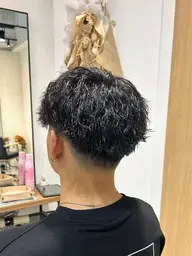 【朝ラク×好印象✨】メンズカット+ツイストスパイラルパーマ🧑‍🦱