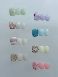 art2本付きフットネイル*【オフなし/ケア込み】
