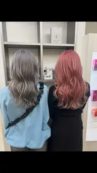 ペア割👥💕ケアブリーチ➕カラー
