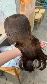 【𝐦𝐢𝐧𝐢𝐦𝐨限定価格】🌱‬ブリーチなしWカラー➕エスタブリッシュトリートメント🩵🪽(トーンアップ)
