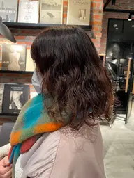 👩🏽‍🦱レディースカット+パーマ+トリートメント