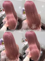 🌟Instagram人気No.2🌟リタッチブリーチ+透明感カラー+トリートメント+かわいくコテ巻き付き🐹