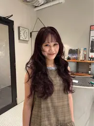 【人気Ｎo.1❣️】カット＋艶カラー＋選べる超音波TR✨¥9,900