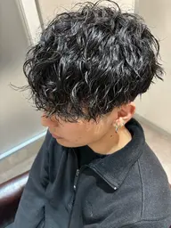 【メンズ限定】カット&ツイストスパイラルパーマ(シャドウやフェザー含むどんなパーマでもOK)