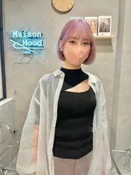 Wカラー🌈全体フルブリーチ＋透明感カラー＋ケラチントリートメント