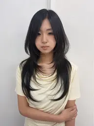 🪷平日21時〜限定🪷レイヤーカット+髪質改善1stepトリートメント