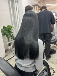 ホリスティックブルーブラックカラー+トリートメント