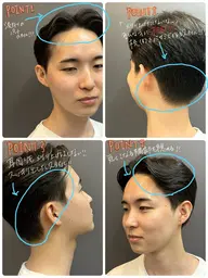 男性限定🚹くせ毛の気になる方、髪全体をスッキリさせたい方へおすすめ‼️耳周りがスッキリとしたヘアスタイル‼️