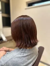 【現金支払のみ】カット+ワンカラー+水素トリートメント