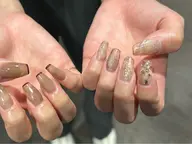 【モデル様限定】オフあり/ネイルチップ長さだし+ワンカラー・ラメ・マグネット