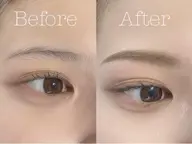 美眉毛アイブロウデザインWAX＋間引き(毛量調整) ＋眉毛メイク仕上げ