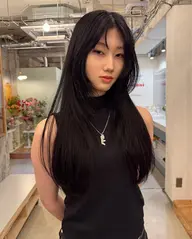 cut/straight perm