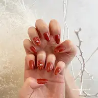 【handジェル】《オフ🈚️》🧡一本アート定額🧡 (+￥1000でパラジェル変更可)