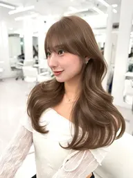 《ダメージ軽減セット2》全体カット➕高級イルミナカラー➕ AYUNCHE 3stepトリートメント