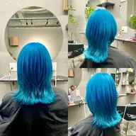 《🌈当店でブリーチした方限定🌈》💙2週間以内💙クイックカラー【同色カラーで色持ちアップ】