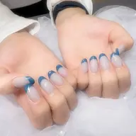 オフ込み【ハンド】ベース色込み☆フレンチネイル