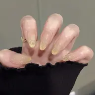 自爪ラメグラデーション