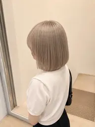 ✨ケアブリーチダブルカラー✨透明感カラー+Tr