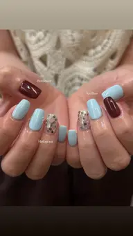 持ち込みデザイン4本〜🪻🦢(🖐🏻ハンド、オフあり) パラジェル⟡.*