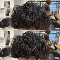 🚹メンズカット＋波巻きパーマ＋眉カット＋ 2step treatment