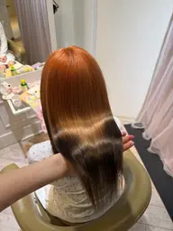 すでにハイトーンの方はこちら🎀前髪カット+リタッチブリーチ+カラー+トリートメント