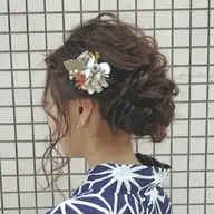 浴衣着付け&ヘアセット　miwa指名　花火大会、夏祭りぜひ♡早めのお問い合わせがオススメです☎︎