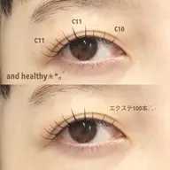 🪐【今話題沸騰!アンドヘルシー】マツエク100本+まつ毛パーマ※コーティング剤仕上げ付き♪
