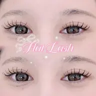 📷✨【お目元の写真撮影可能な方のみ】🎀フラットラッシュ付け放題100本🎀 【オフ込み♡コーティング付】 ¥3500