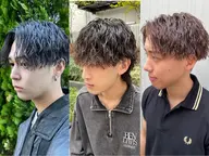 メンズカット+パーマ+トリートメント