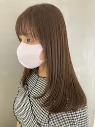 メンテナンスカット+髪質改善カラー+髪質改善トリートメント🎗