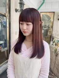 前髪ストレート＋前髪カット＋美髪ケア7 stepトリートメント💫