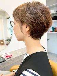 【50代限定☆美シルエットのショートヘア】月・金・土・日の18時〜カット&トリートメント7150円→0円