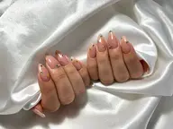 シンプルネイル💅5980🩵🤍