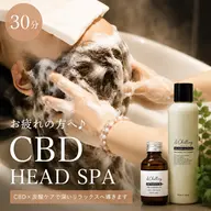 【CBD】お疲れの方へ♪極上リラックスヘッドスパ30分