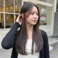 【髪質改善ストレート】✂️似合わせカット + ⬇️縮毛矯正ストレート + フローディアトリートメント