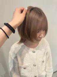 【10代20代限定‼️】ブリーチありダブルカラー💫💫70%OFFのカラー料金になってます🍀*゜