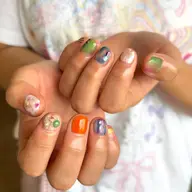 【Hand】🫧《ニュアンス/ミラー/大理石》持ち込み10本アート/⚠️事前に参考画像お送りいただける方限定
