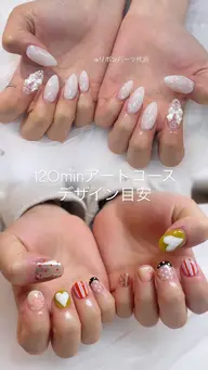 ❤️120minアートコース(パーツ代別)❤️