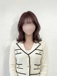 【 ブリーチなしでパッと垢抜け🌿‬ 】                                 透明感Wカラー