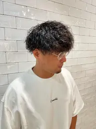 【女子ウケ100%❕シャンプー込】ニュアンスメンズパーマ+カット👨💫