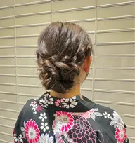 🎇浴衣着付け（リボン帯限定）＋ヘアセット🏮👘