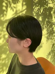 レディースカット+トリートメント襟足スッキリタイトにショートスタイル