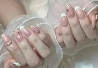 持ち込みデザイン🌷90分やり放題コース パーツつけ放題(アート4~6本)