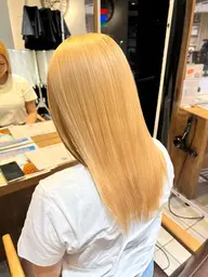 【3ヶ月以内】ブリーチリタッチ(カラー込)×カット×髪質改善内部補修トリートメント