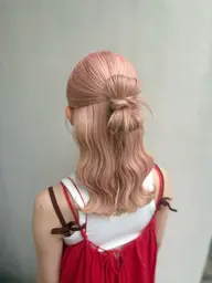 ハーフアップカチモリ🥀