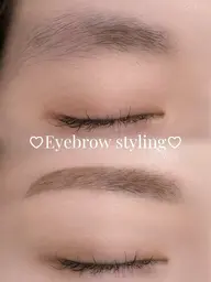まずはこれ！ふんわり美眉スタイリング♡ ※女性のみ