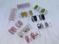 【ハンドネイル】チップ長さだし華やかコース