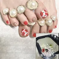 フットケア【足浴付き】足裏・指先の角質ケア＆親指デザインコース　9980円