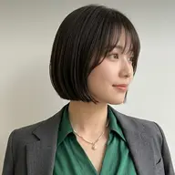 丸みショートボブ⭐️